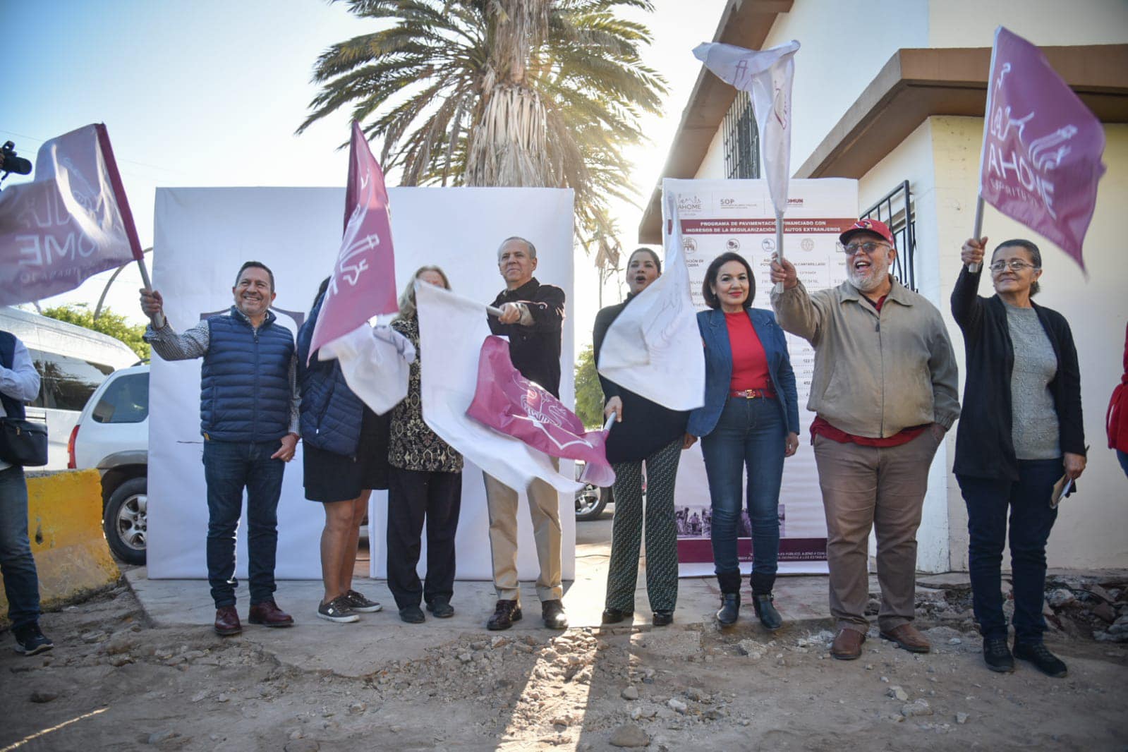 Avanza Gobierno De Ahome En Pavimentaci n De Calles En Colonias